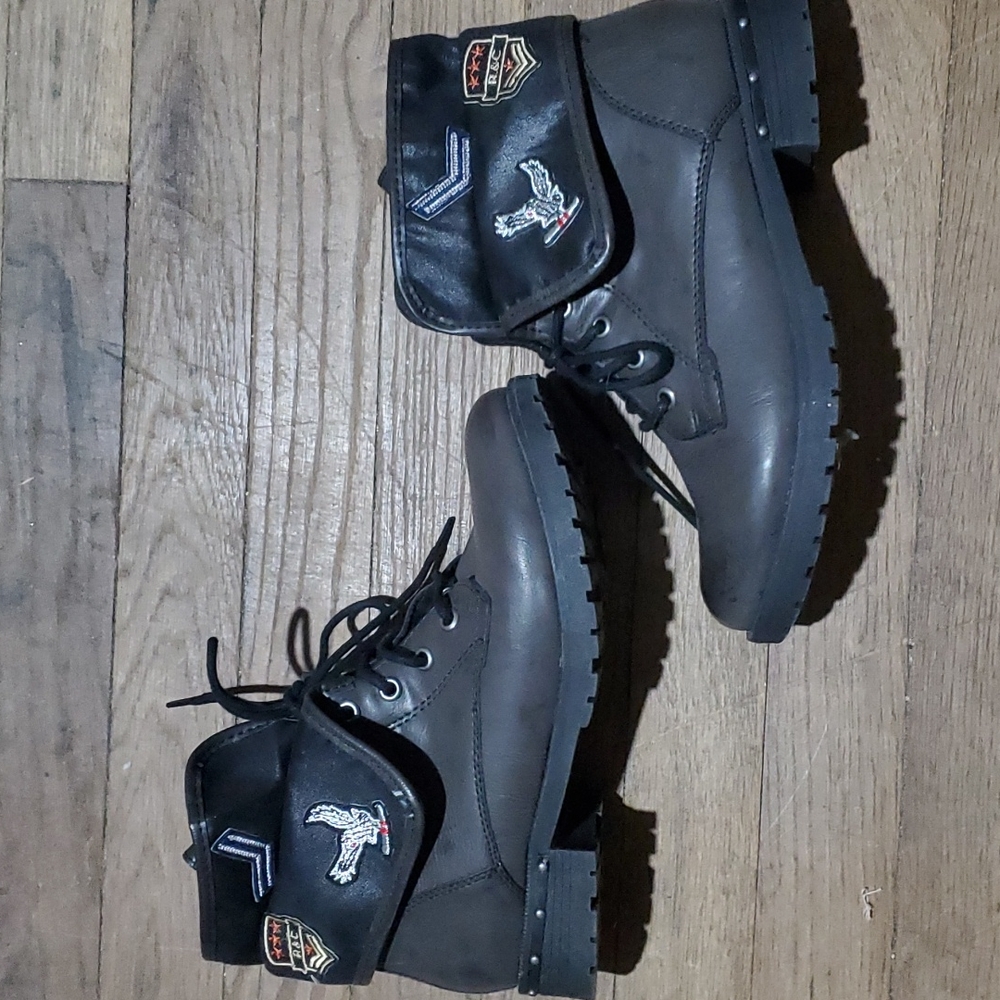 Ladies Rock and Candy combat boots